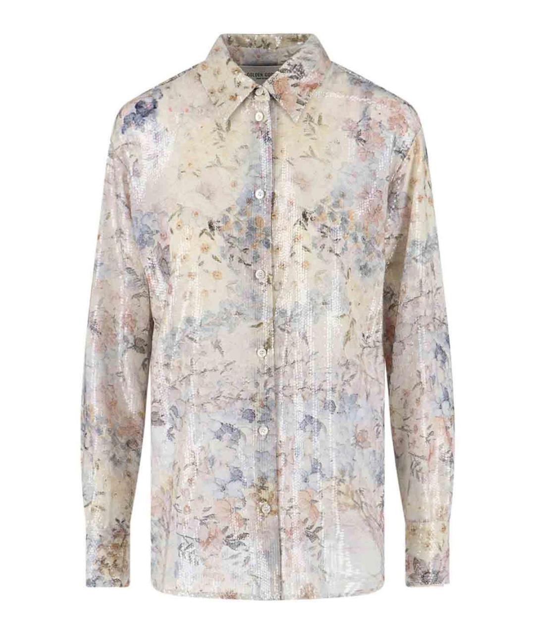 GOLDEN GOOSE Мульти вискозная рубашка, фото 1