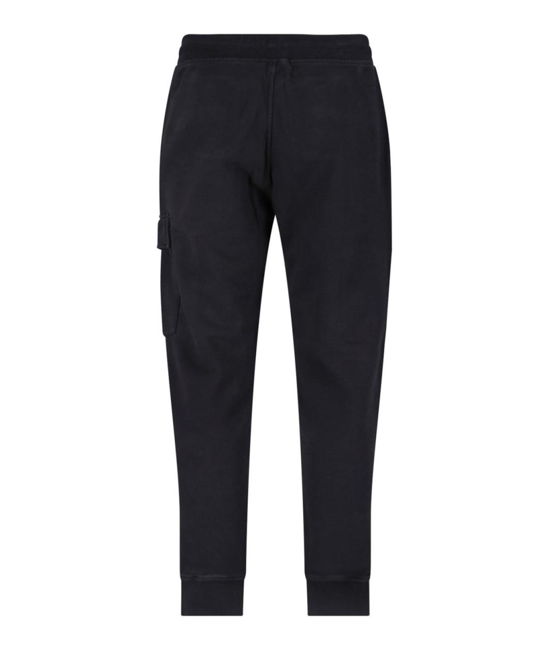 CP COMPANY Черные хлопковые повседневные брюки, фото 2