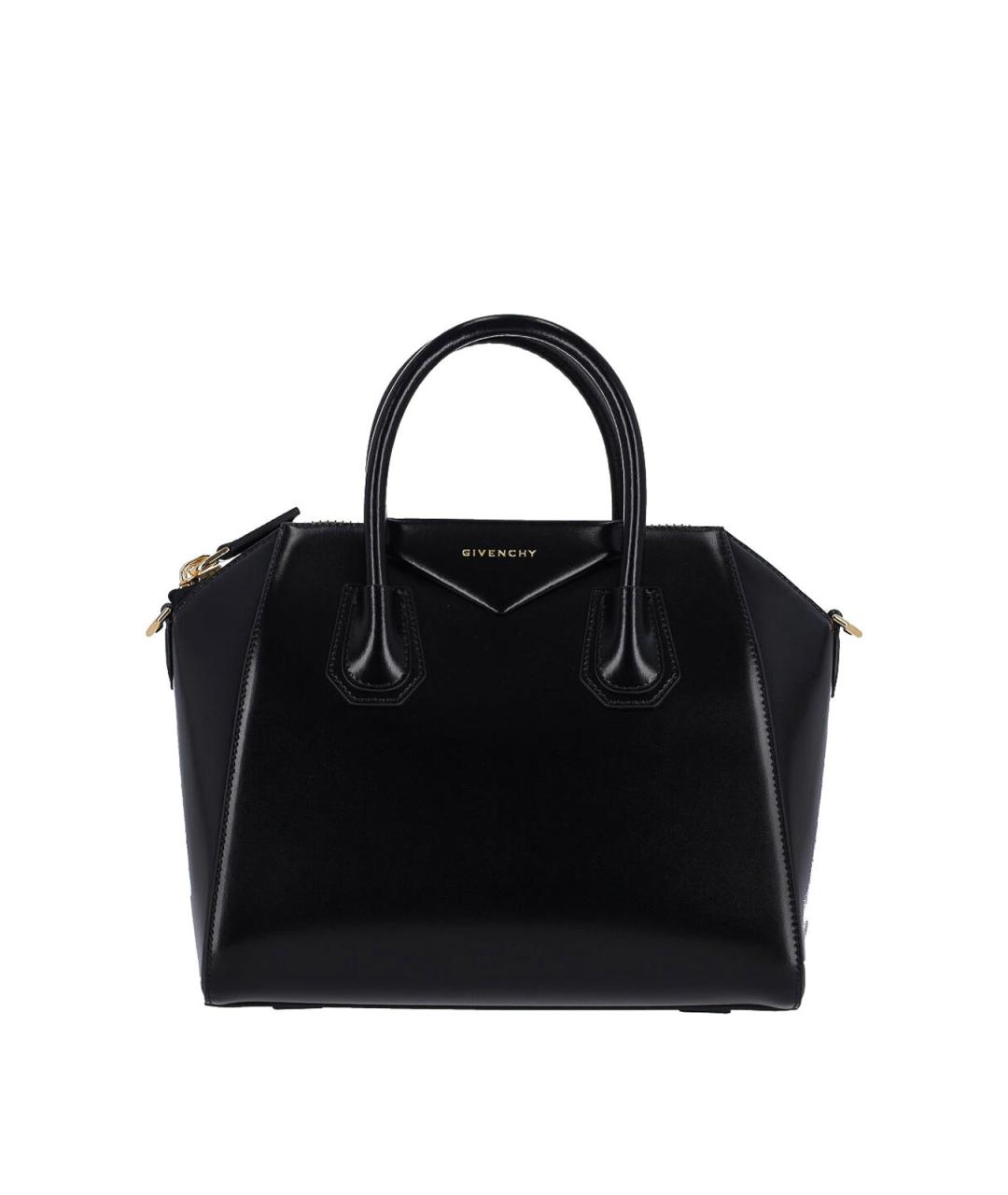 GIVENCHY Черная кожаная сумка тоут, фото 1