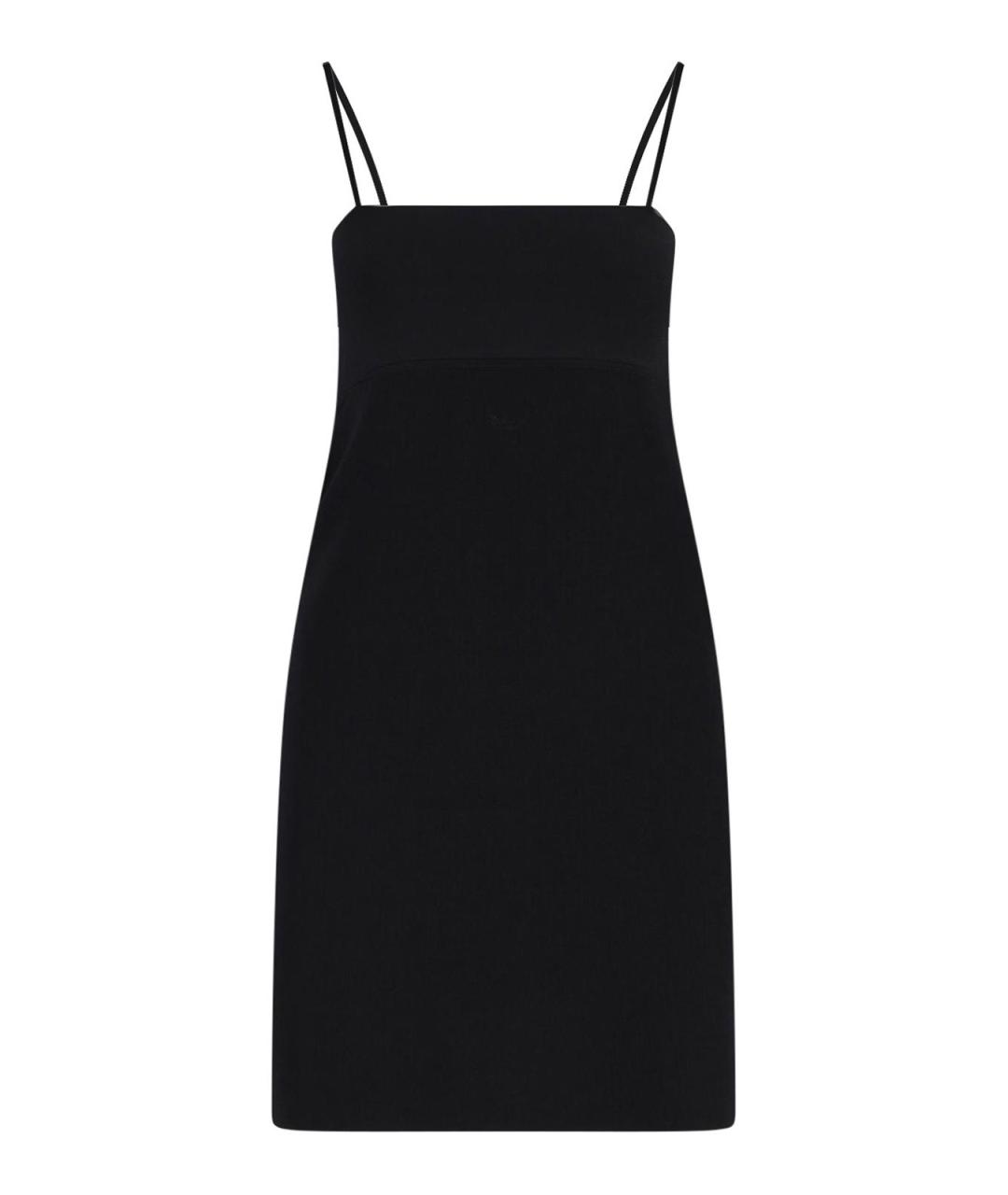 ALEXANDER WANG Черное вискозное повседневное платье, фото 1