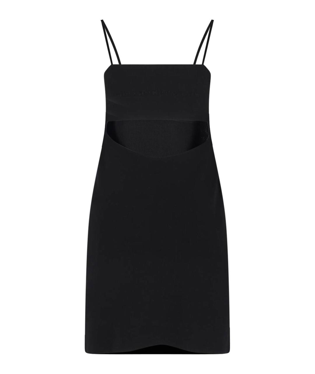 ALEXANDER WANG Черное вискозное повседневное платье, фото 2