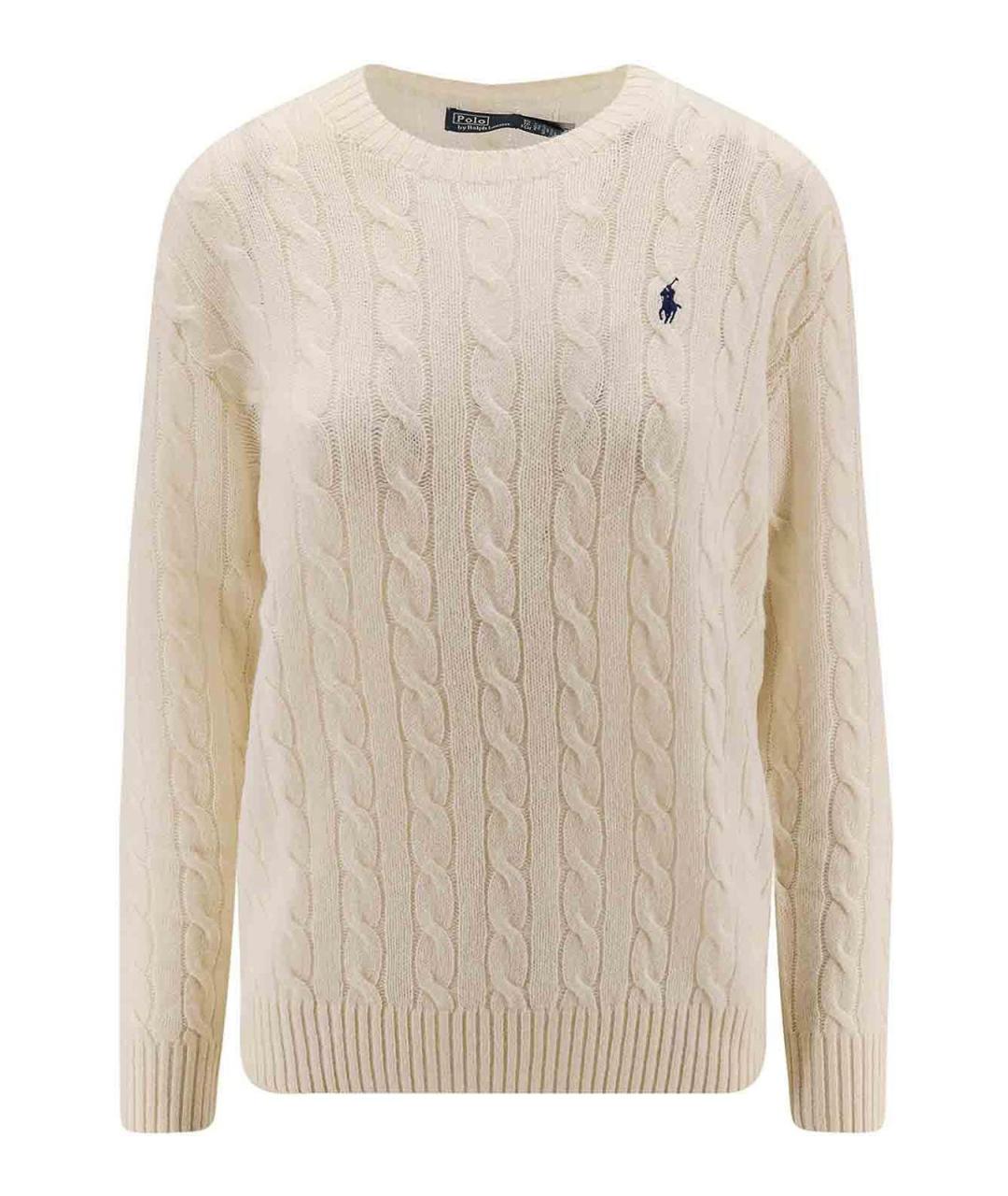 POLO RALPH LAUREN Бежевый кашемировый джемпер / свитер, фото 1