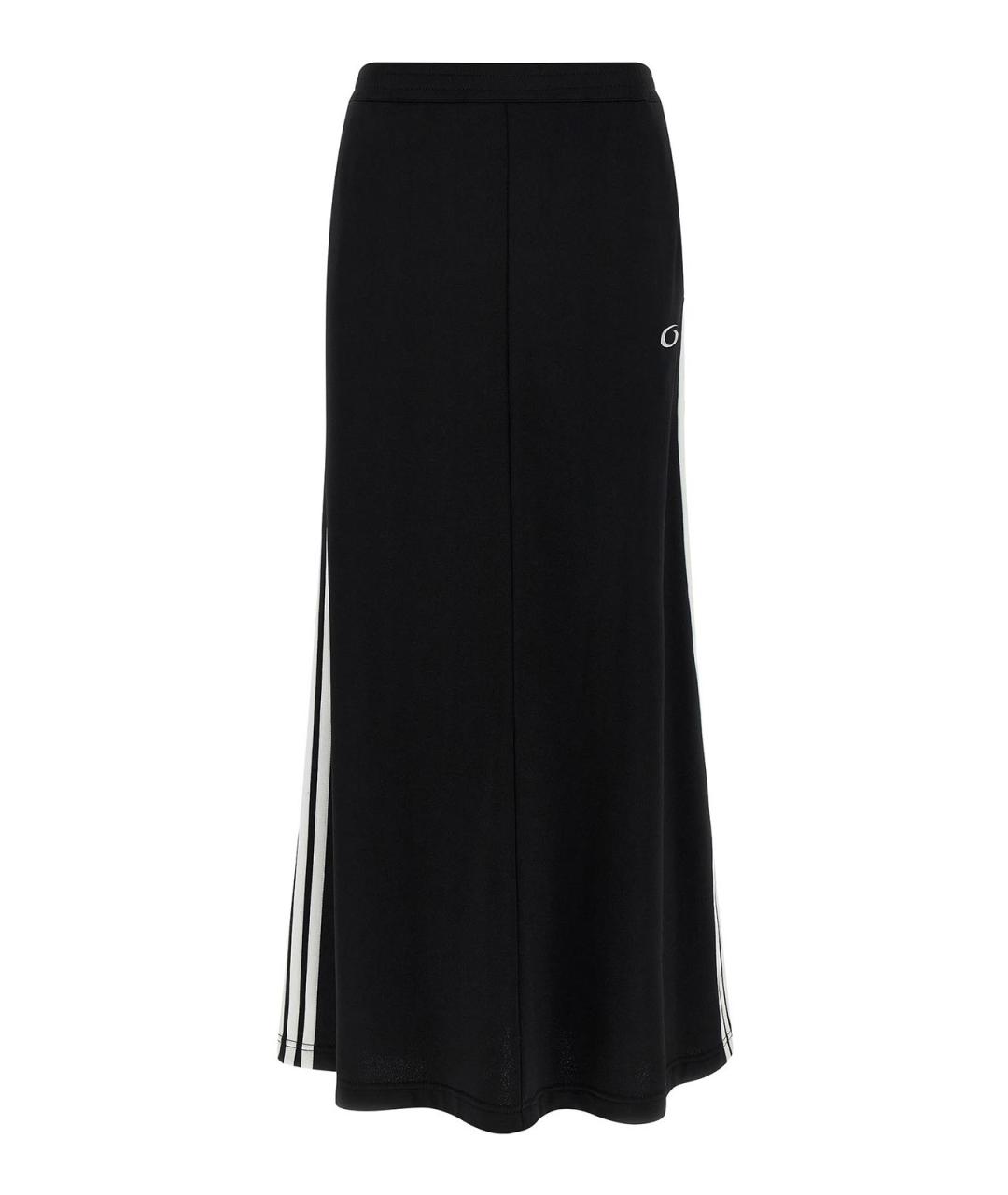 BALENCIAGA Черная хлопковая юбка миди, фото 1