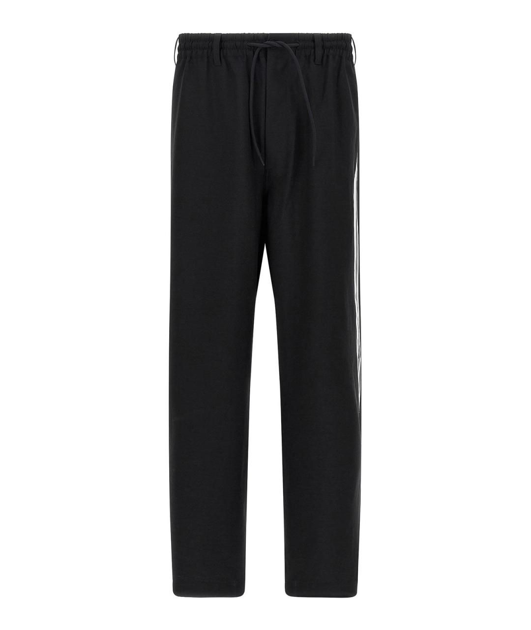 Y-3 Черные шерстяные повседневные брюки, фото 1