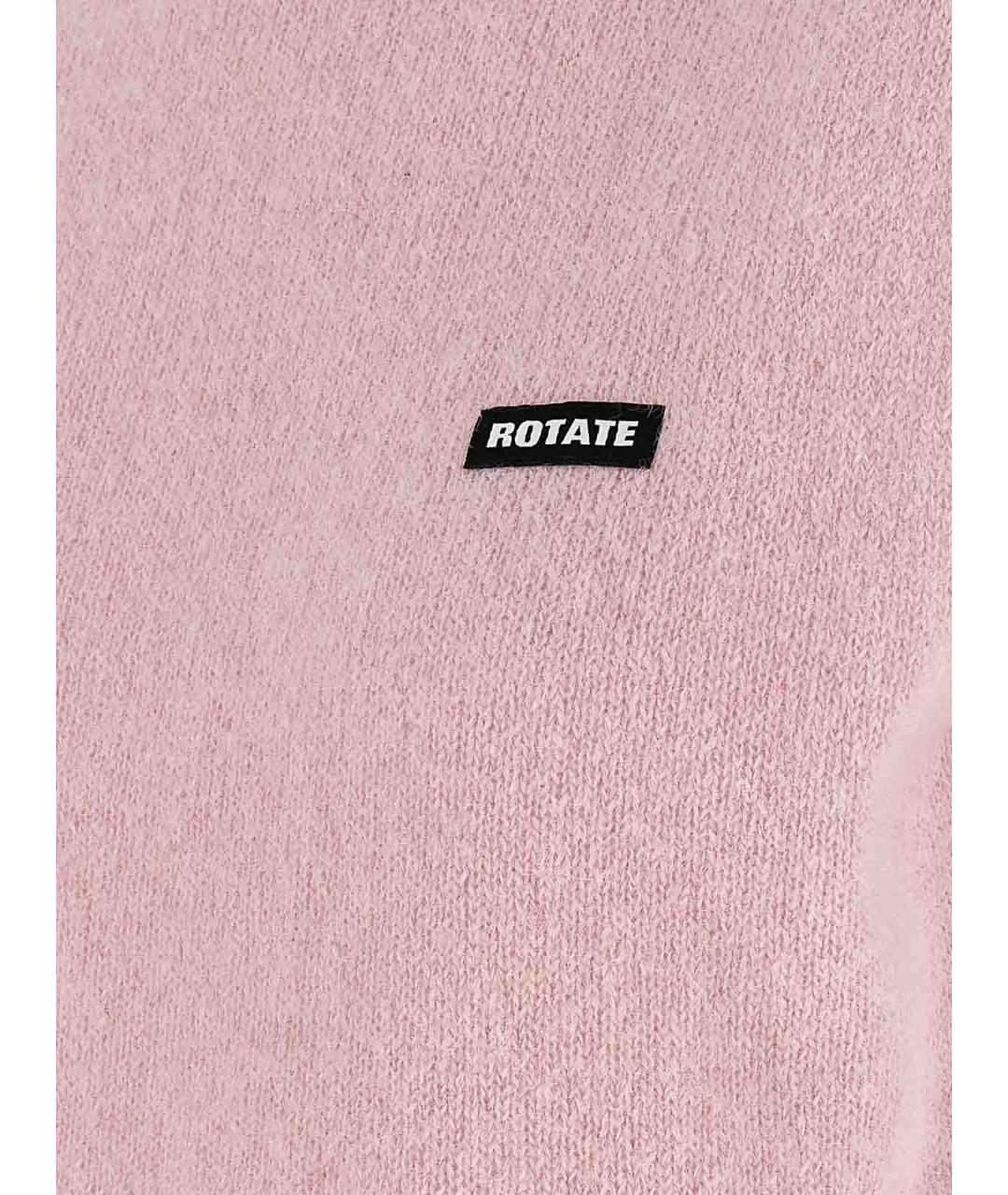 ROTATE Розовая шерстяная жилетка, фото 4