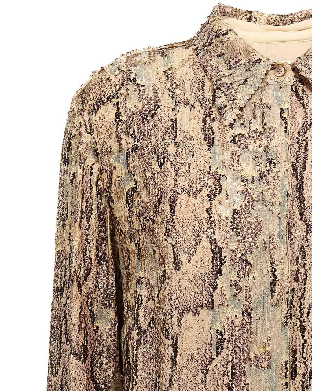 DRIES VAN NOTEN Розовая вискозная рубашка, фото 3