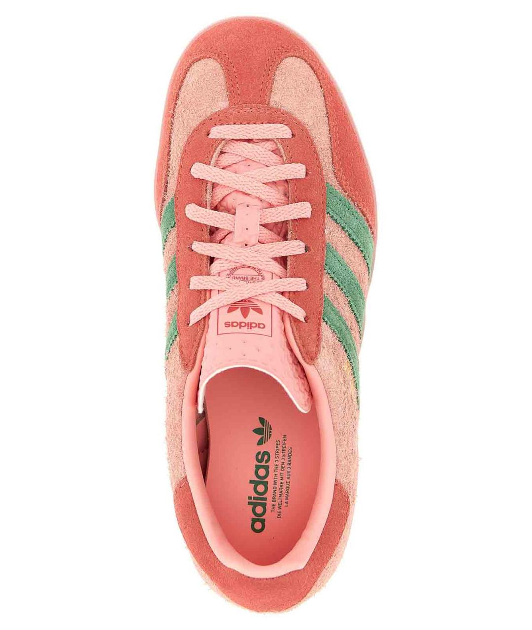 ADIDAS Бежевые замшевые кроссовки, фото 4