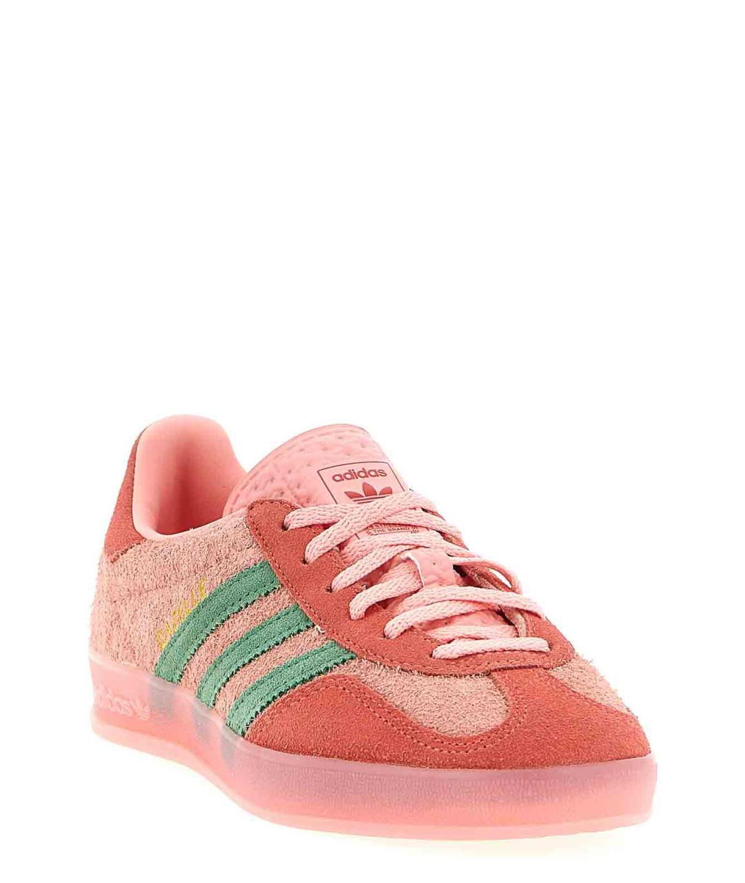 ADIDAS Бежевые замшевые кроссовки, фото 2