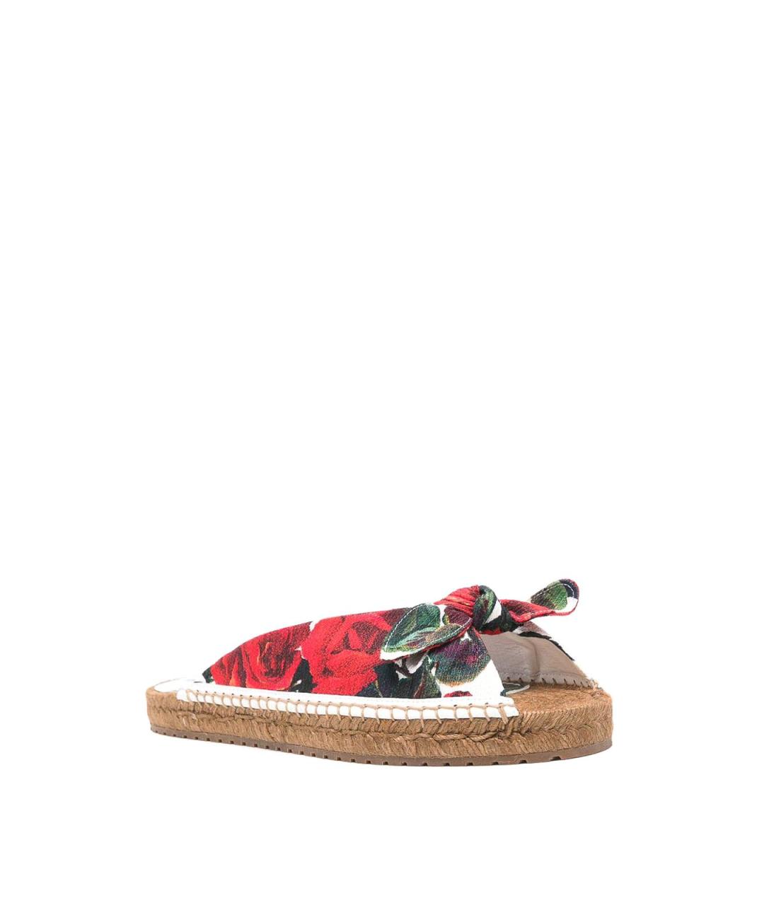 DOLCE&GABBANA Мульти текстильные эспадрильи, фото 3