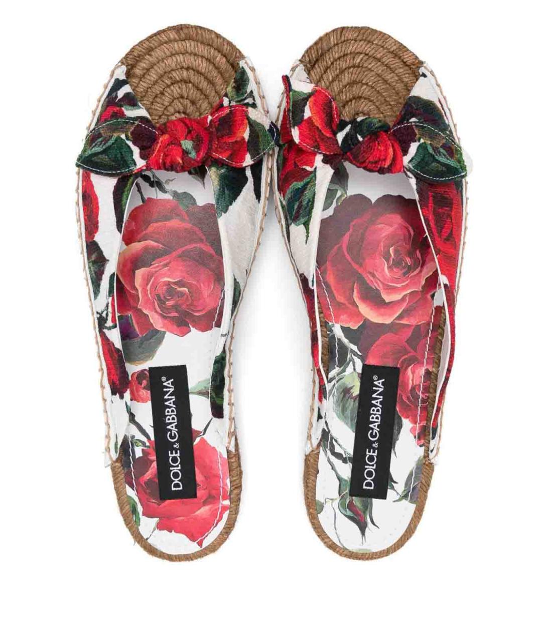 DOLCE&GABBANA Мульти текстильные эспадрильи, фото 4