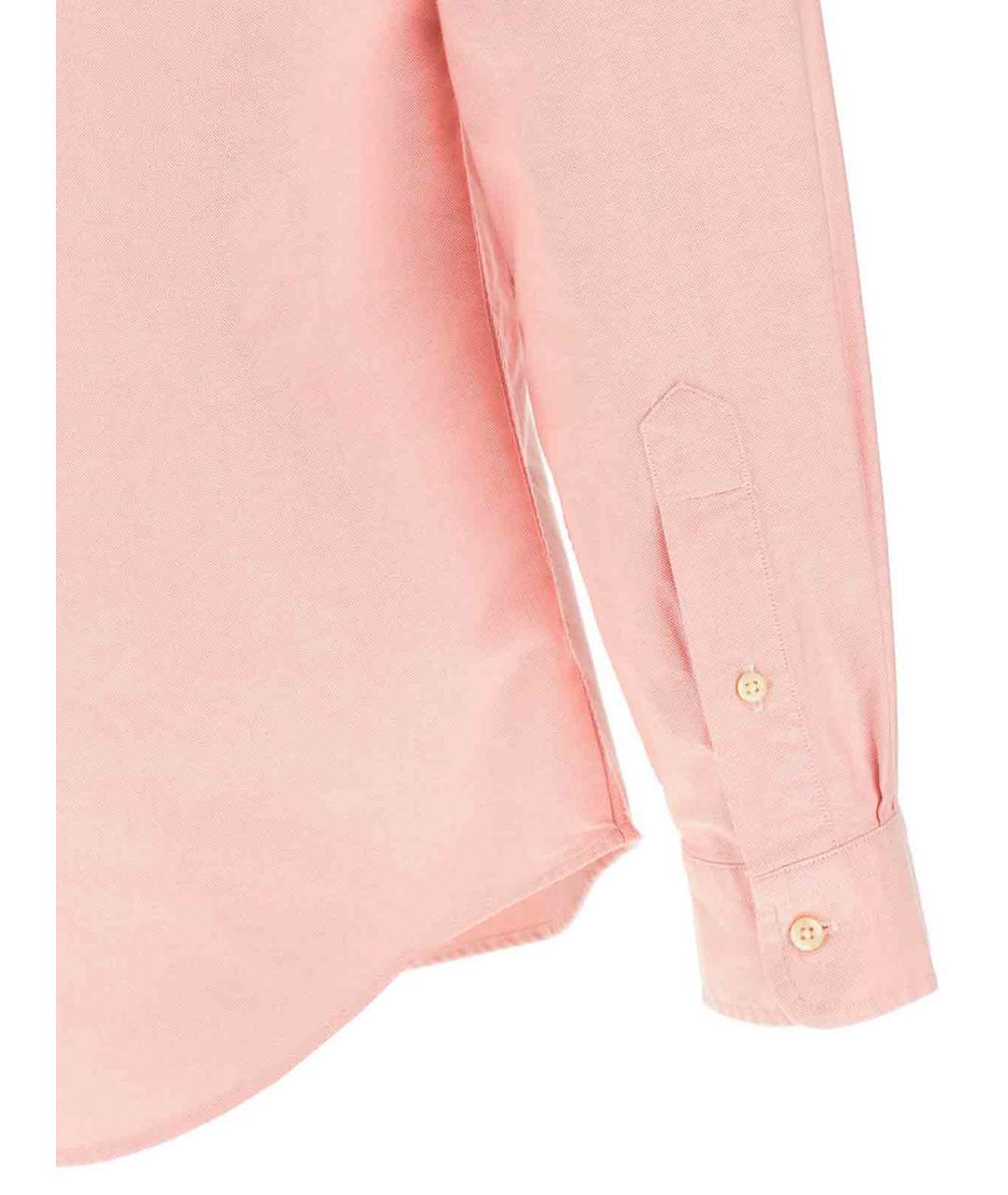 POLO RALPH LAUREN Бежевая хлопковая классическая рубашка, фото 4