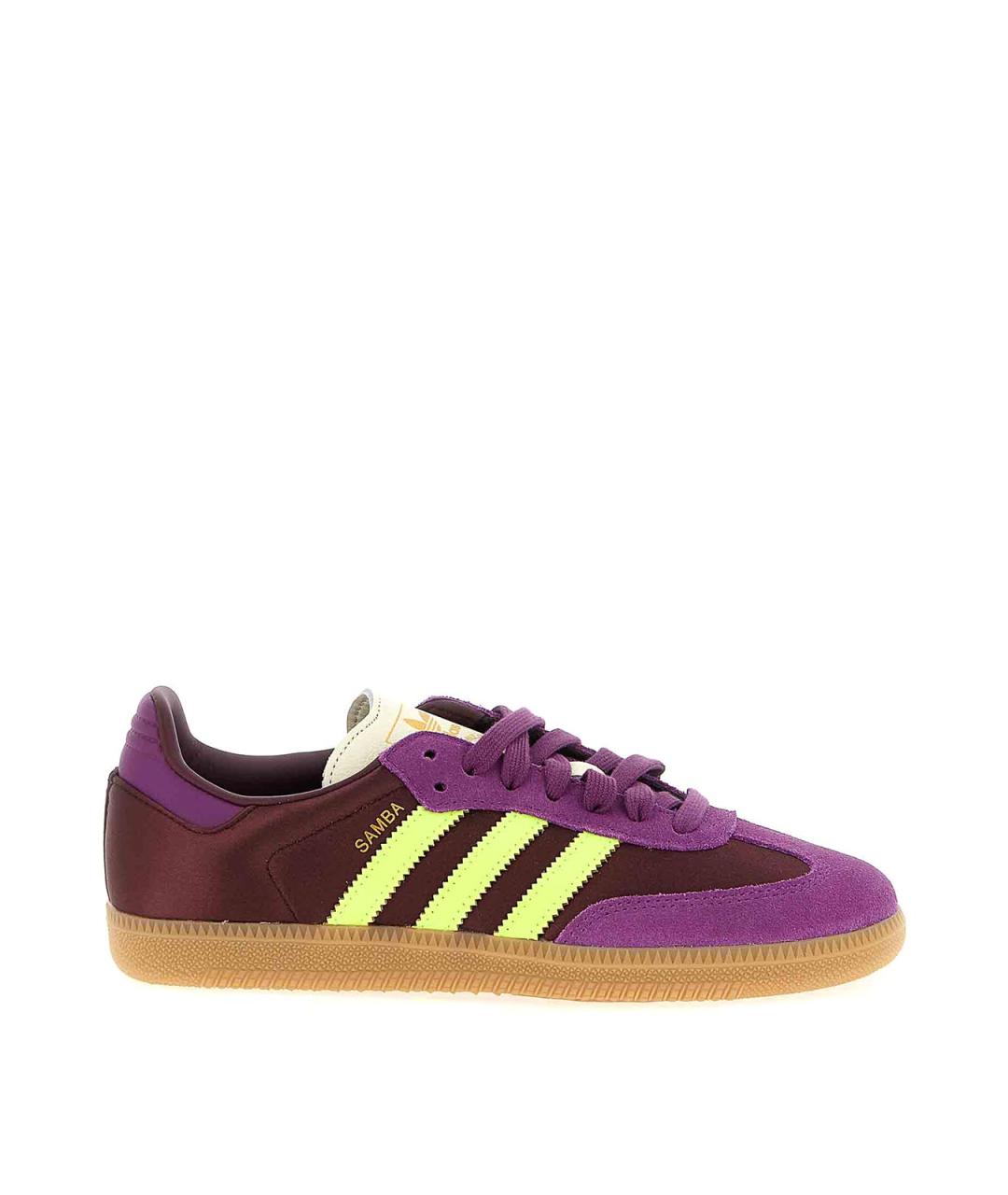 ADIDAS Фиолетовые замшевые кроссовки, фото 1