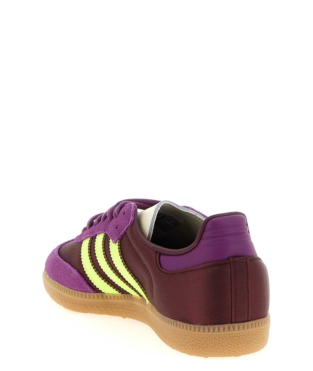 ADIDAS Фиолетовые замшевые кроссовки, фото 3