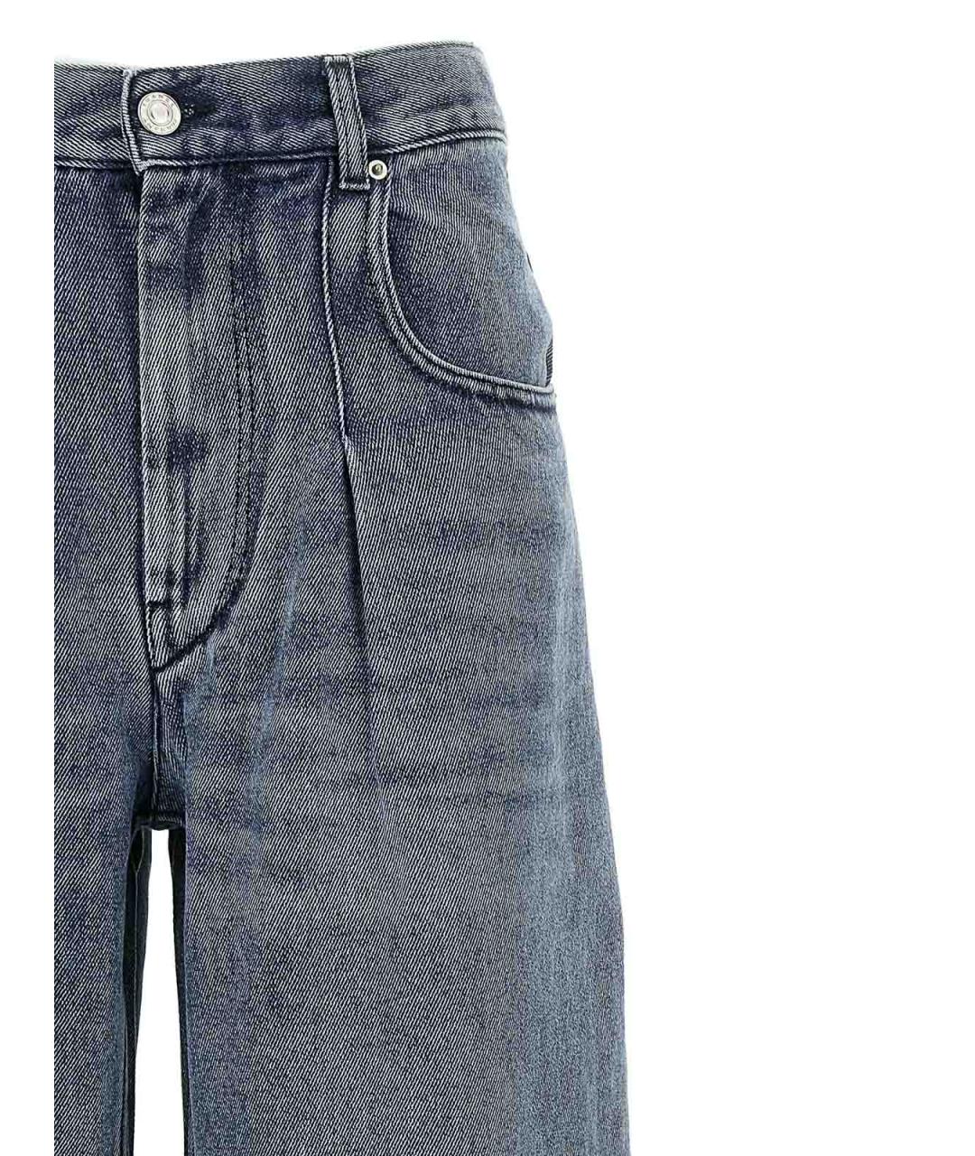 ISABEL MARANT Голубые хлопковые джинсы клеш, фото 3