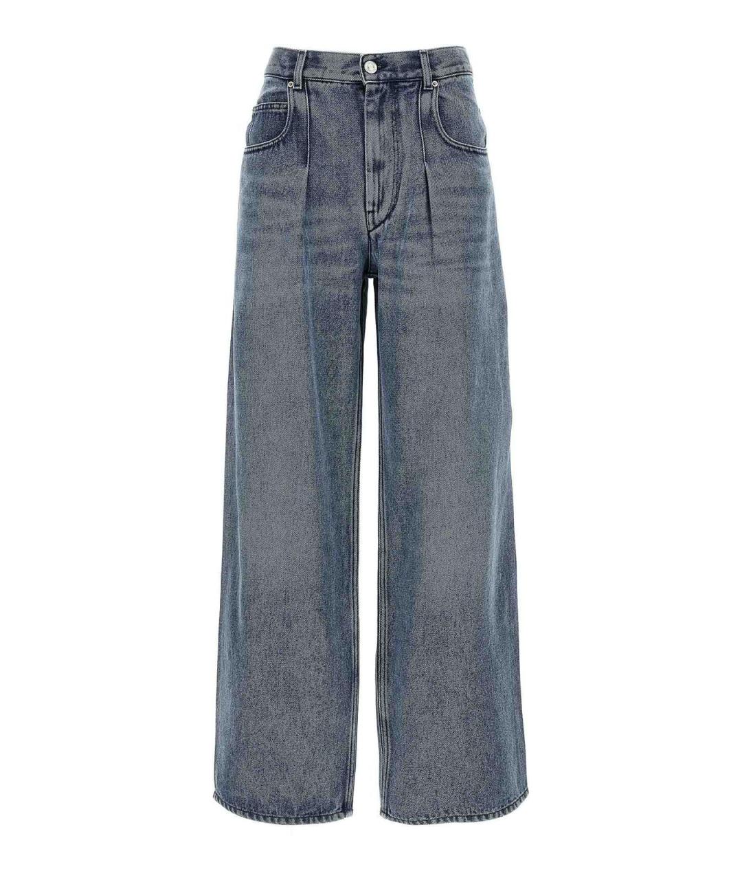 ISABEL MARANT Голубые хлопковые джинсы клеш, фото 1