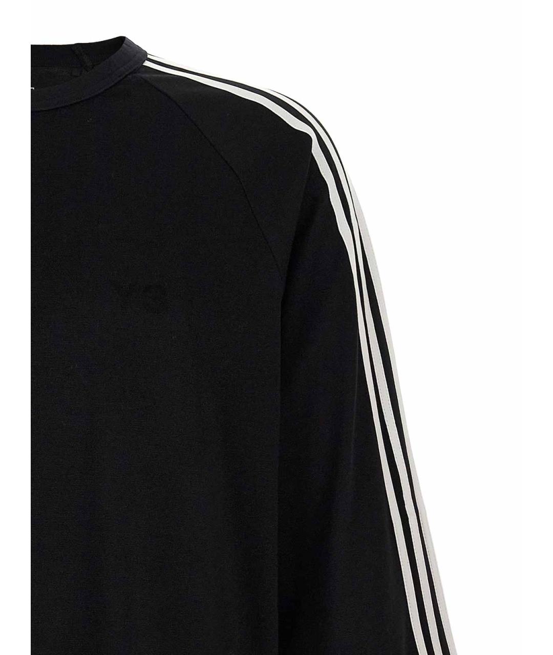 Y-3 Черная шерстяная футболка, фото 4