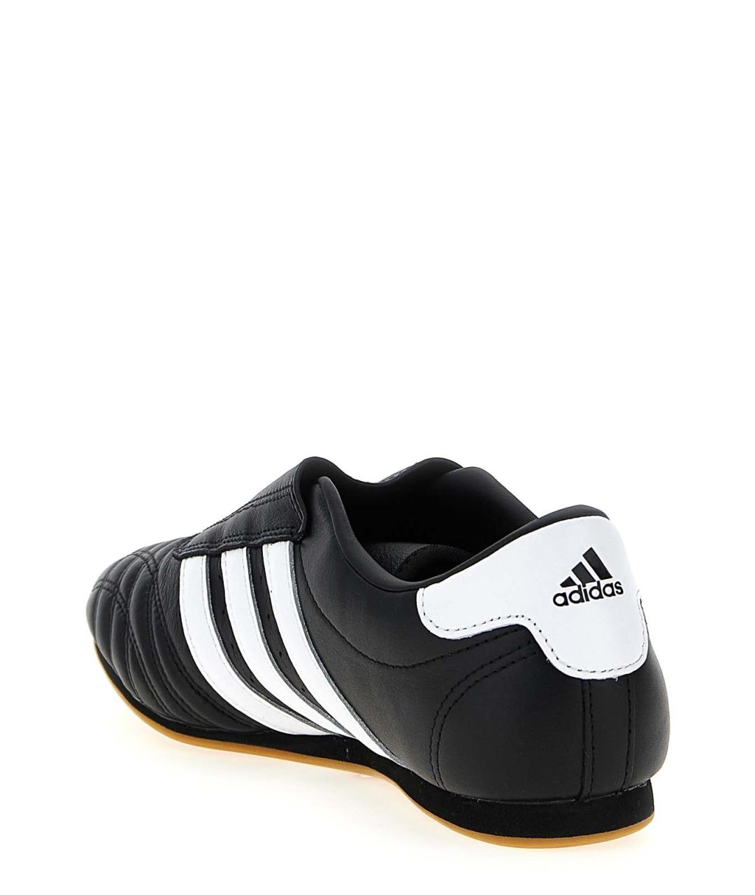 ADIDAS Черные кожаные кроссовки, фото 3