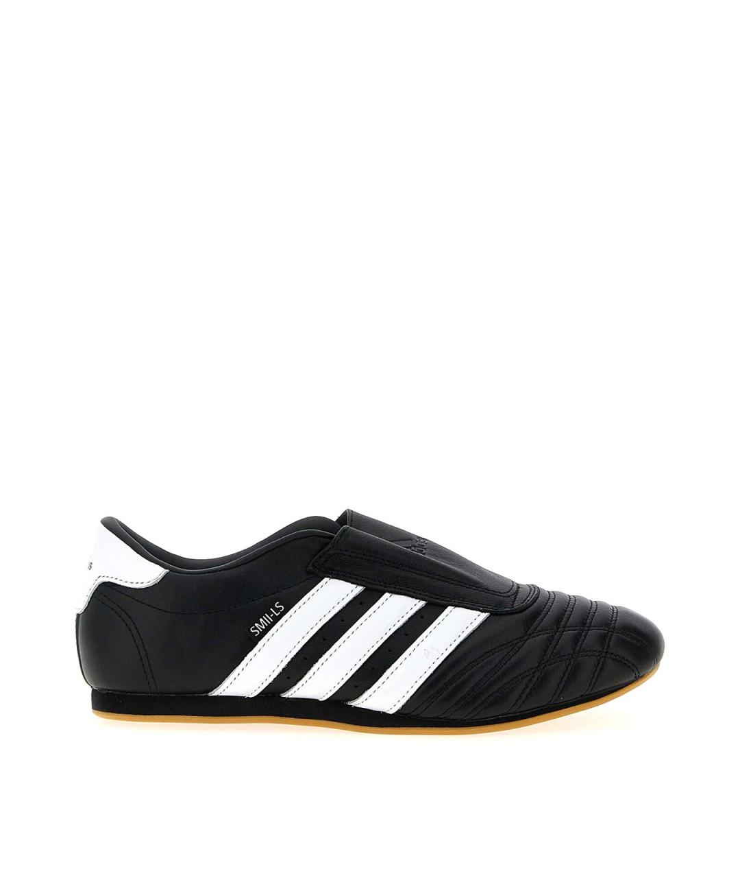 ADIDAS Черные кожаные кроссовки, фото 1