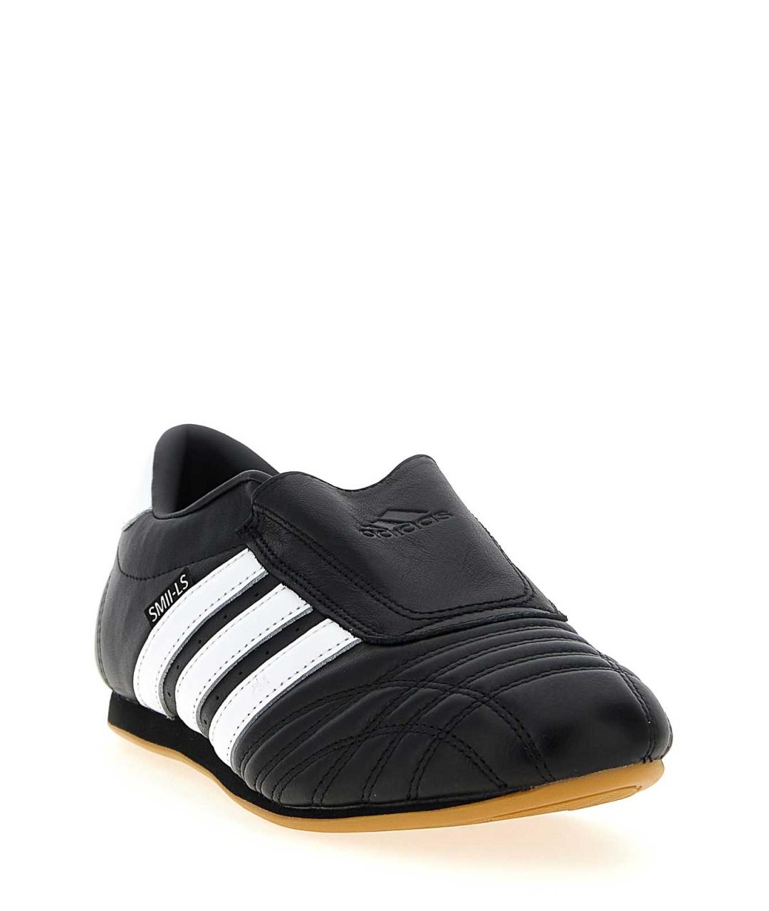 ADIDAS Черные кожаные кроссовки, фото 2