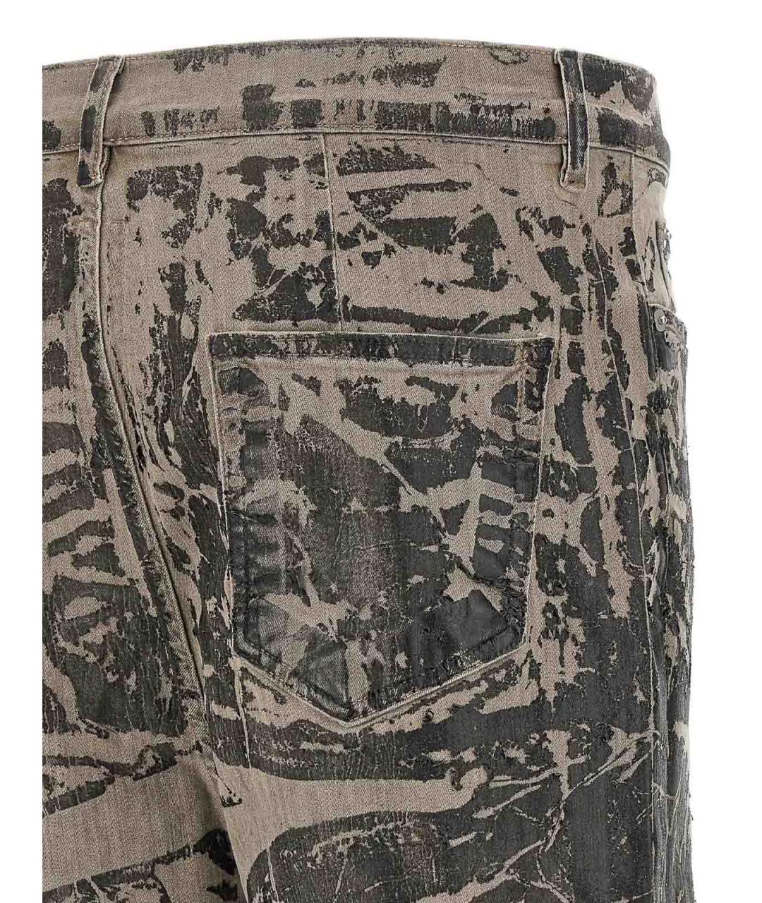 RICK OWENS DRKSHDW Мульти хлопковые джинсы, фото 4