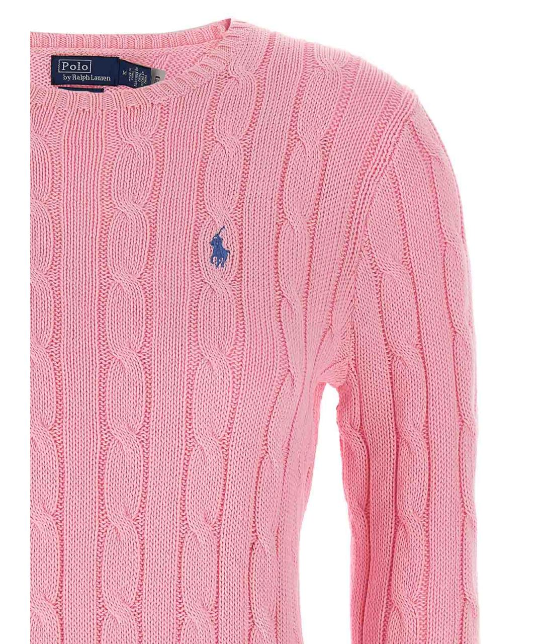 POLO RALPH LAUREN Бежевый хлопковый джемпер / свитер, фото 3