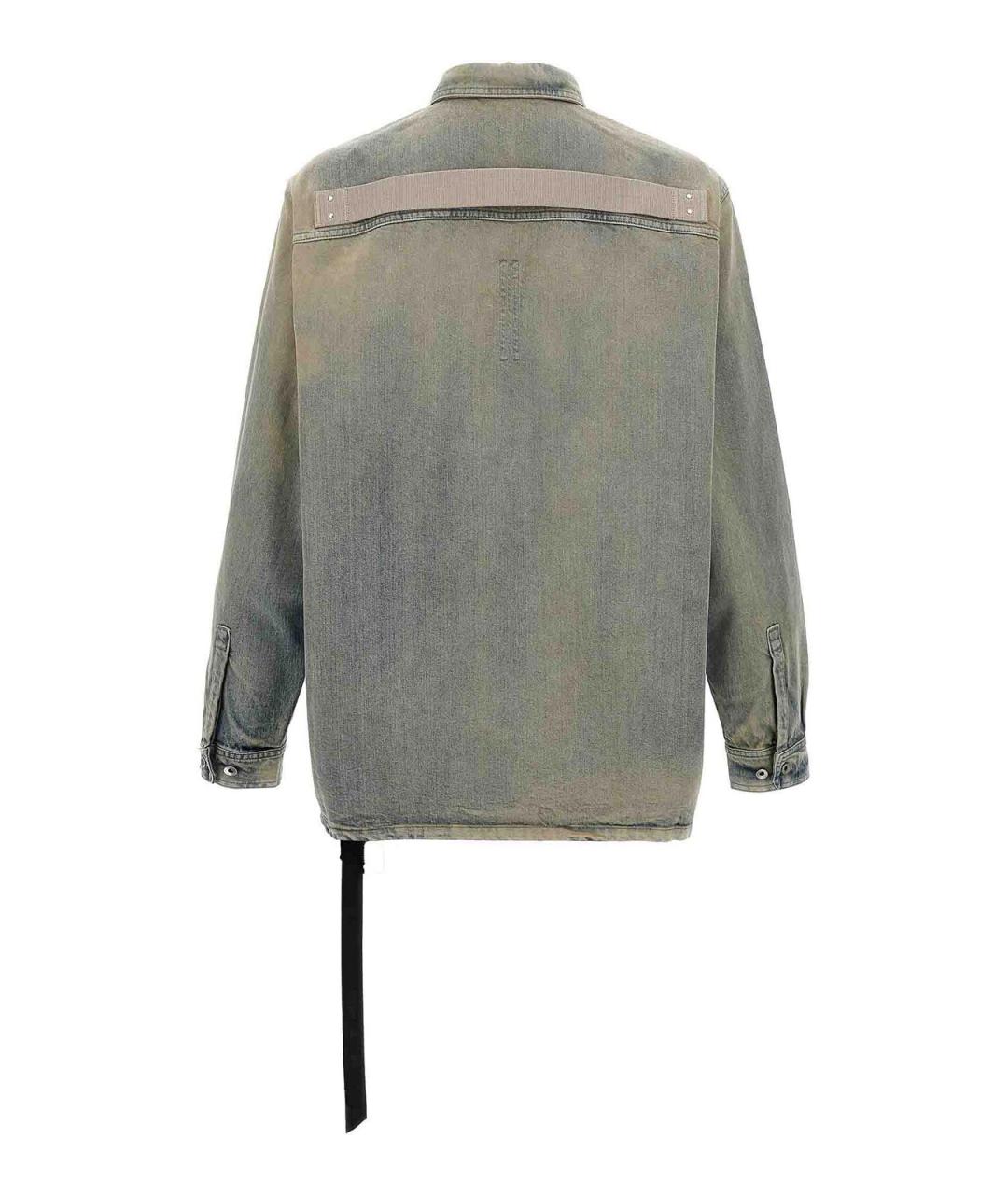 RICK OWENS DRKSHDW Бежевая хлопковая куртка, фото 2