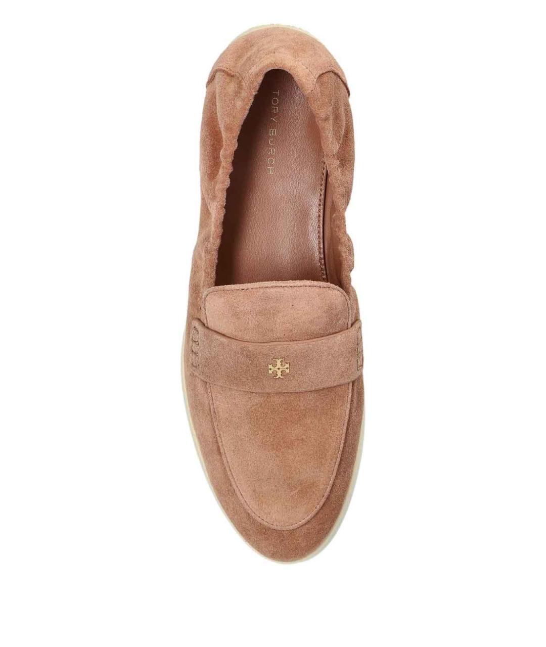 TORY BURCH Фиолетовые кожаные лоферы, фото 6