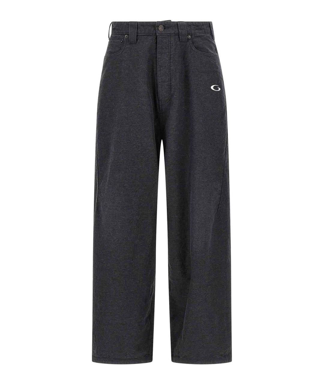BALENCIAGA Серый хлопковый спортивный костюм, фото 1