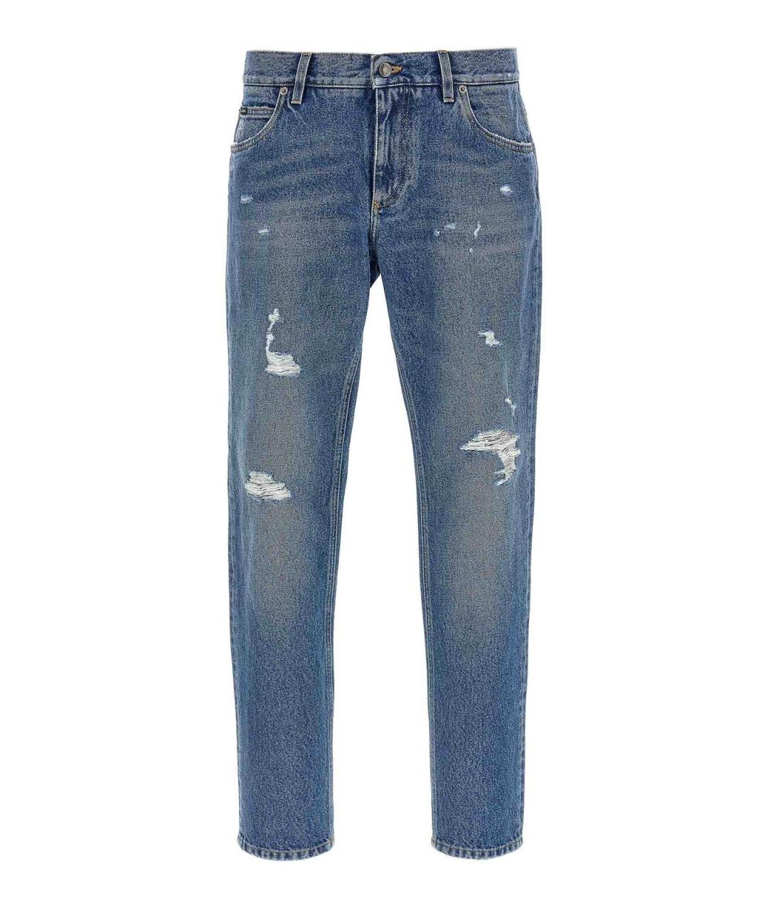 DOLCE&GABBANA Мульти хлопковые джинсы, фото 1