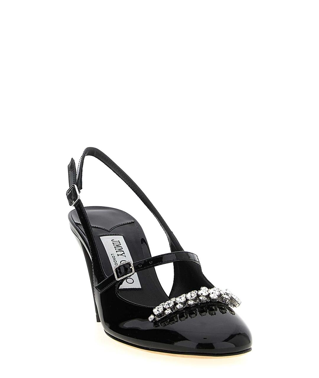 JIMMY CHOO Черные туфли из лакированной кожи, фото 2