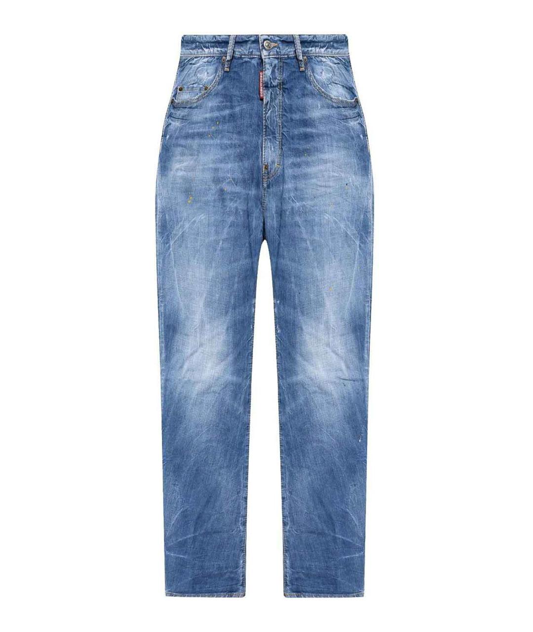 DSQUARED2 Синие хлопковые джинсы, фото 1