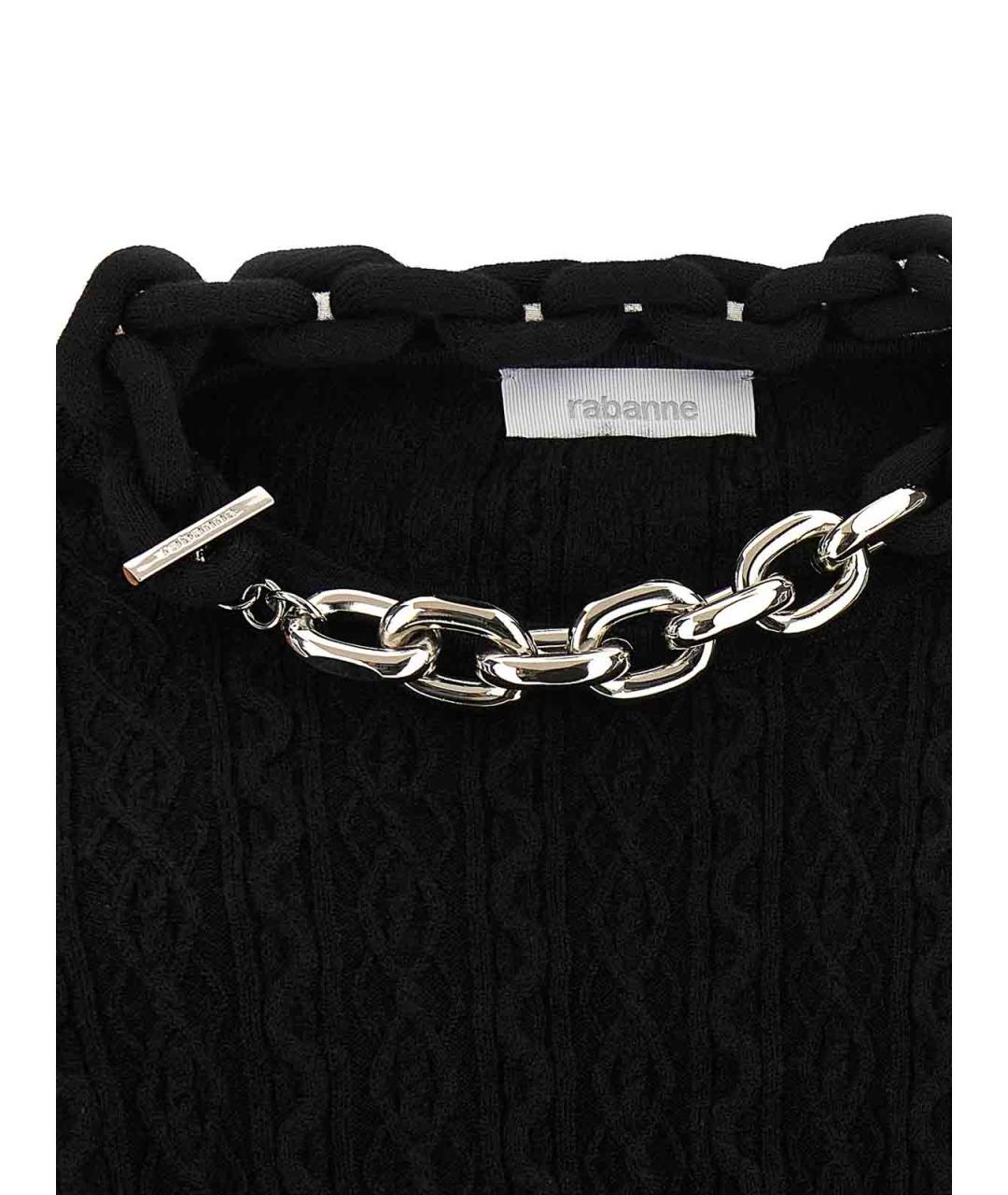 PACO RABANNE Черный джемпер / свитер, фото 4