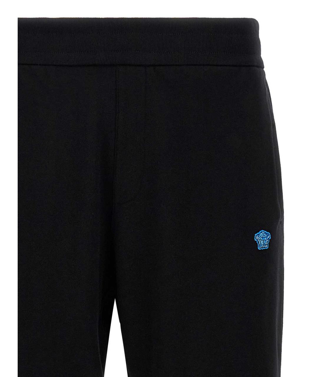 VERSACE Черный хлопковый спортивный костюм, фото 3