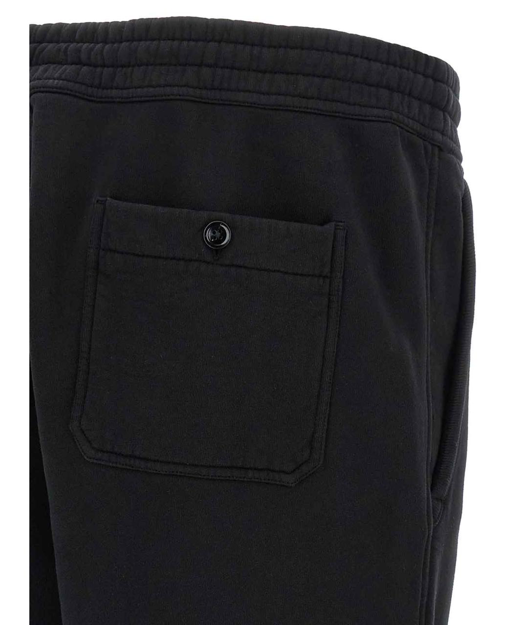 TOM FORD Черные хлопковые повседневные брюки, фото 4