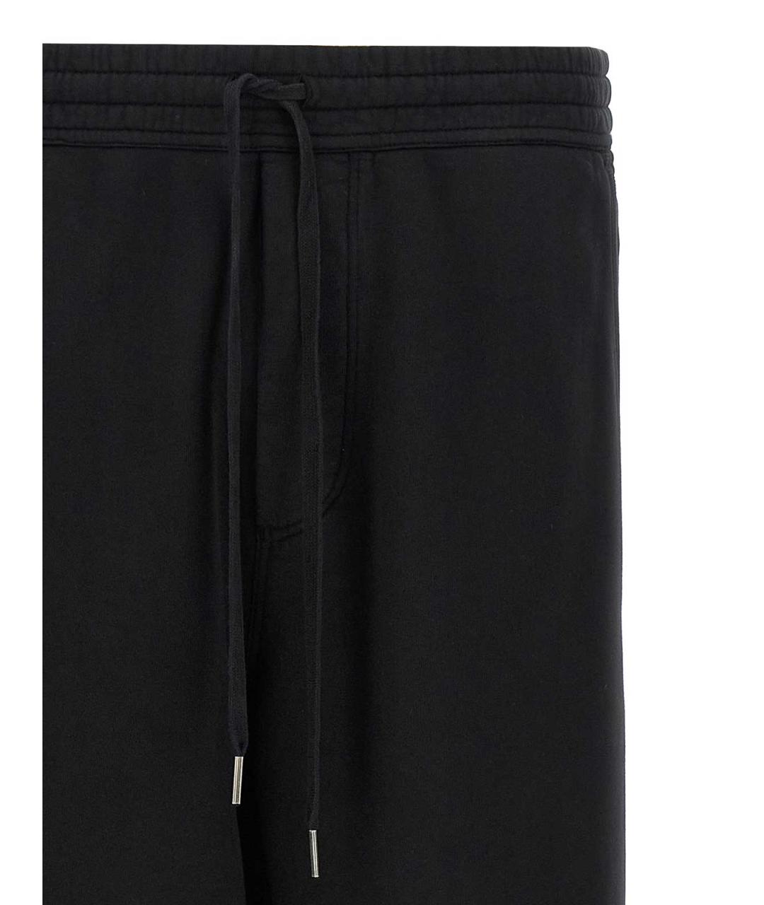 TOM FORD Черные хлопковые повседневные брюки, фото 3