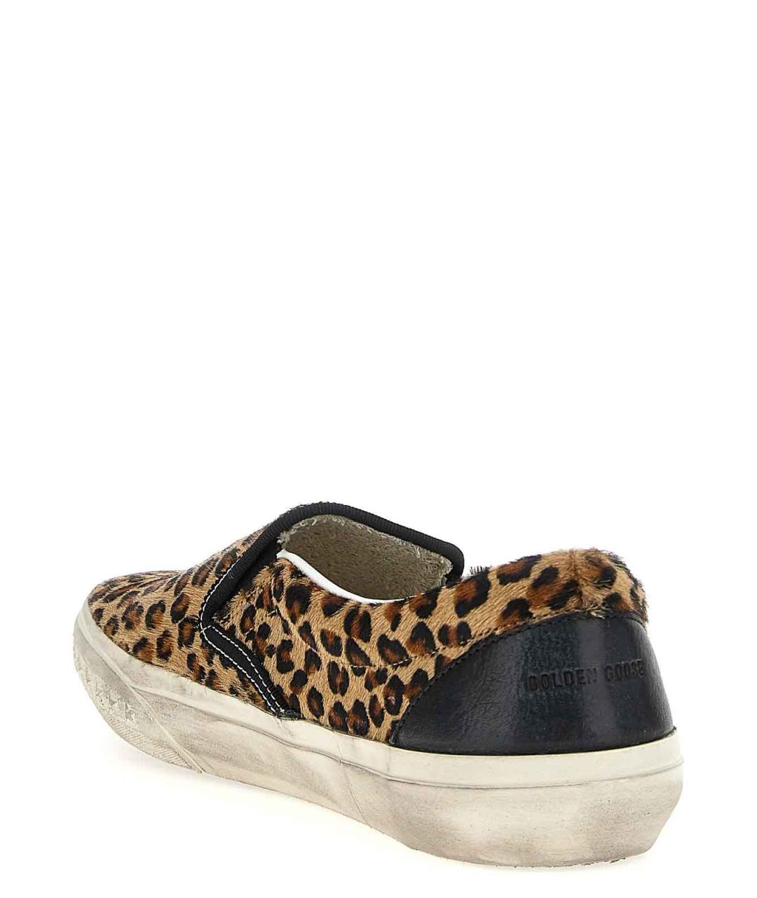 GOLDEN GOOSE Мульти кожаные низкие кроссовки / кеды, фото 3