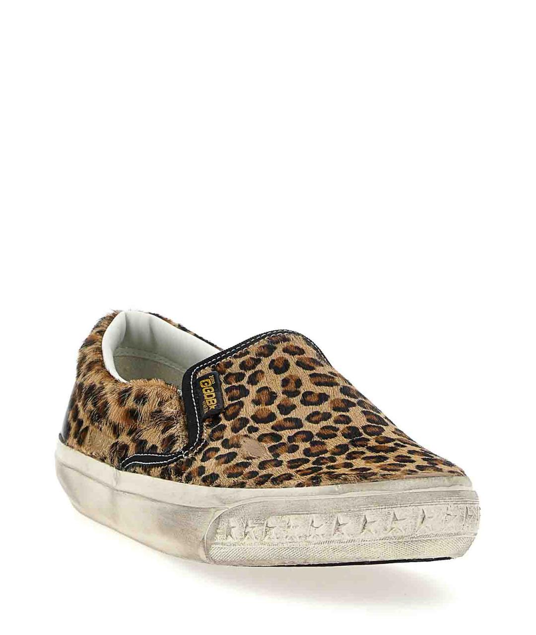 GOLDEN GOOSE Мульти кожаные низкие кроссовки / кеды, фото 2