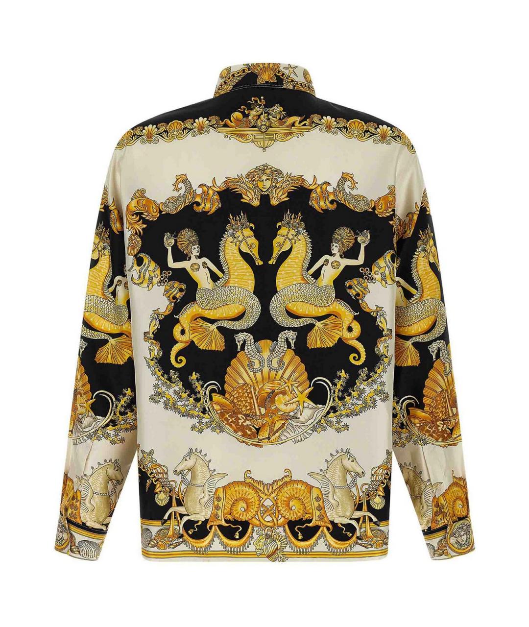 VERSACE Мульти шелковая кэжуал рубашка, фото 2