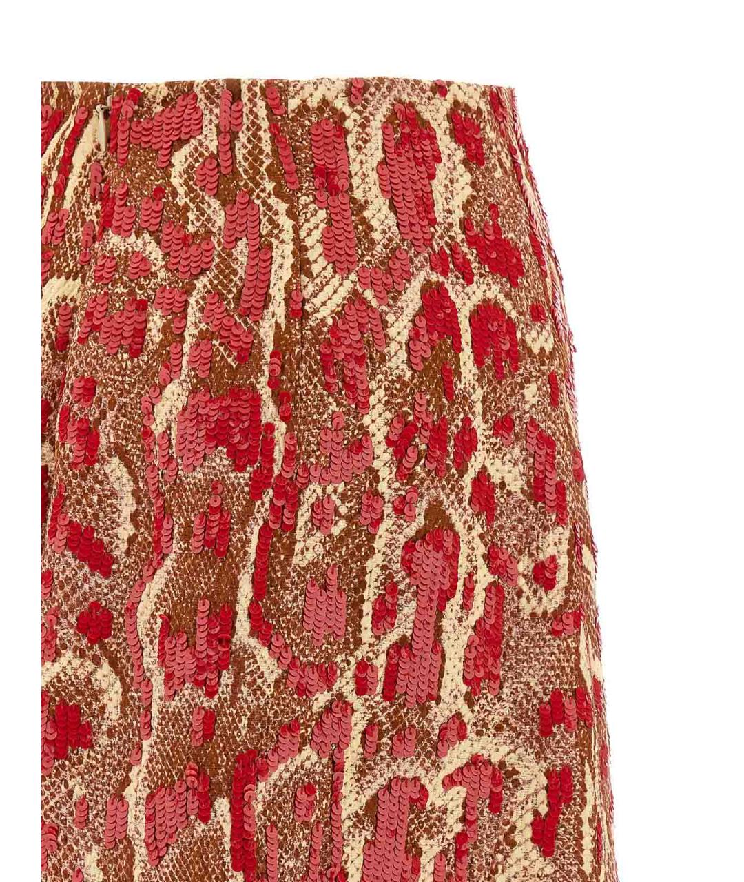 DRIES VAN NOTEN Мульти хлопковая юбка миди, фото 4