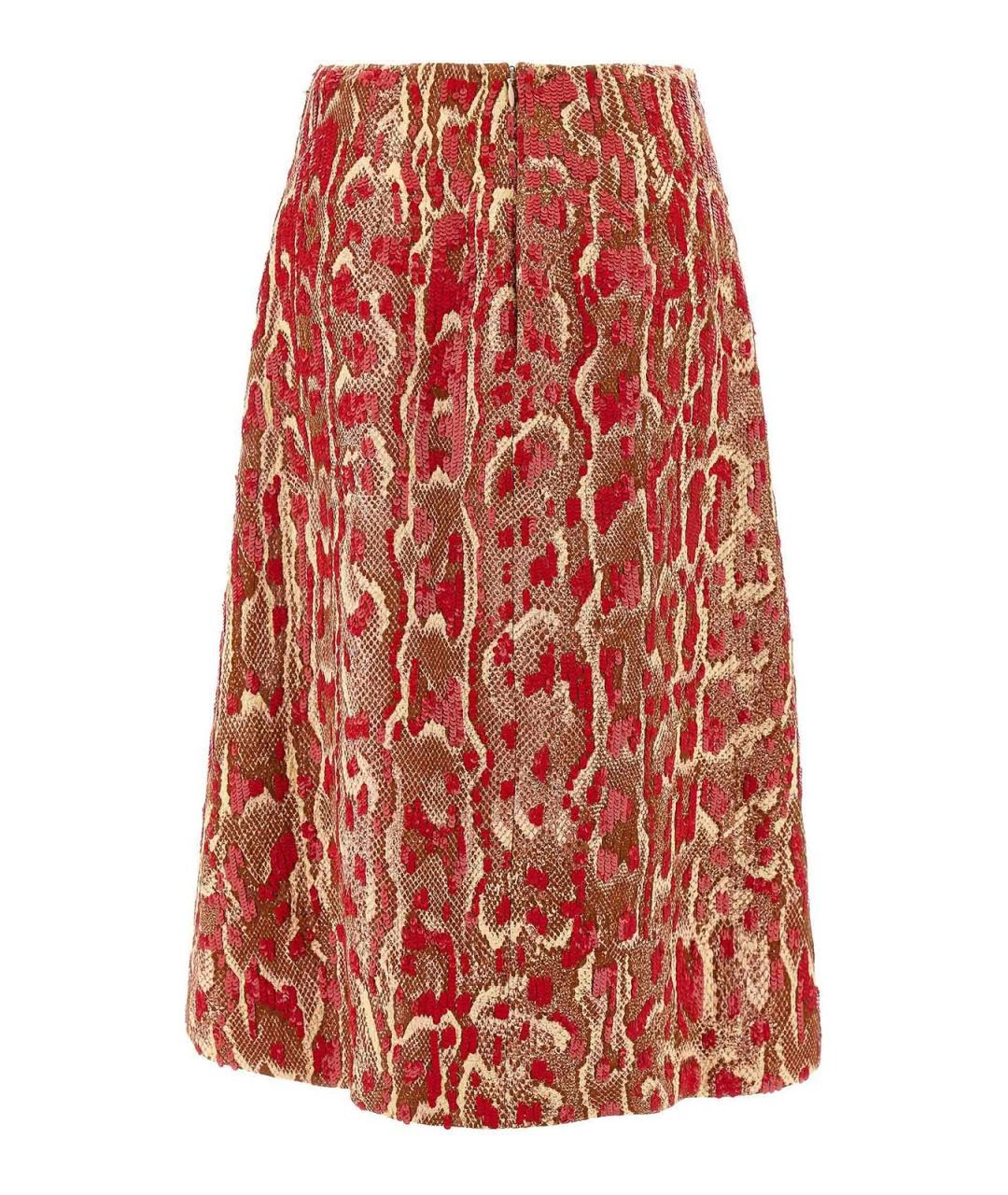 DRIES VAN NOTEN Мульти хлопковая юбка миди, фото 2
