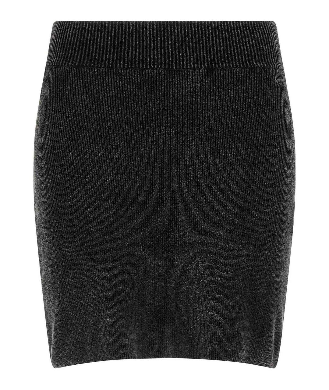 ALEXANDER WANG Черная хлопковая юбка миди, фото 1