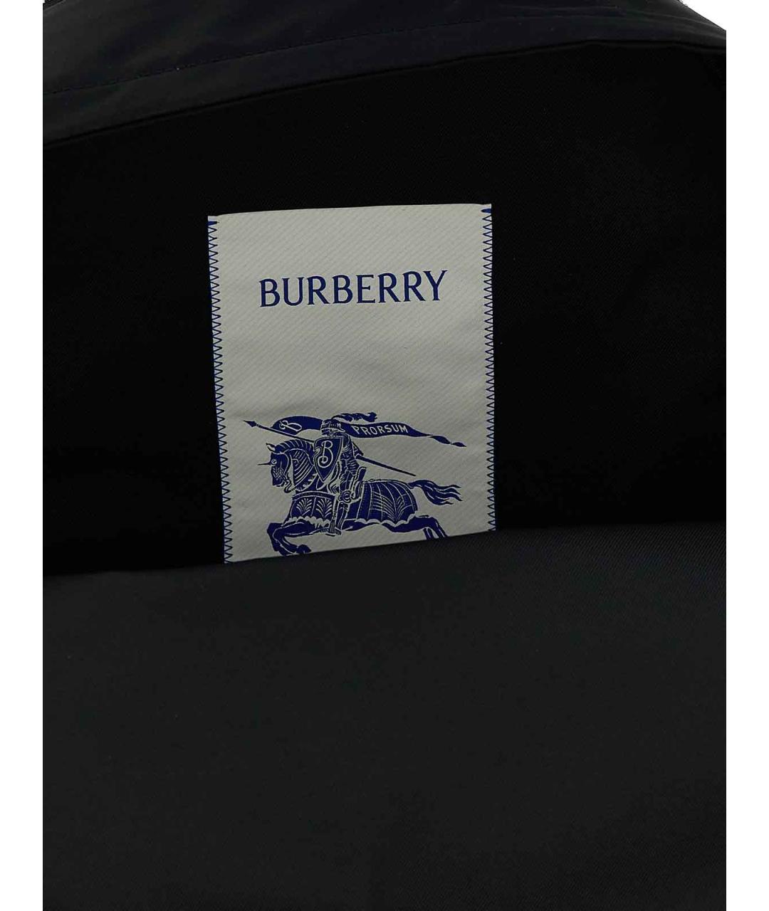 BURBERRY Черный синтетический рюкзак, фото 4