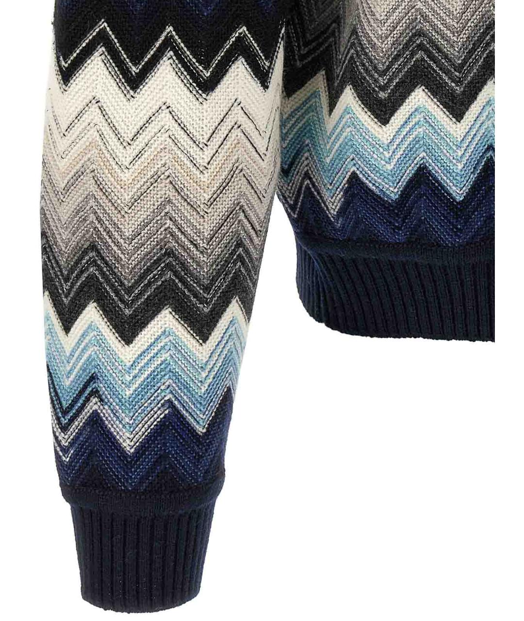 MISSONI Синий шерстяной джемпер / свитер, фото 4
