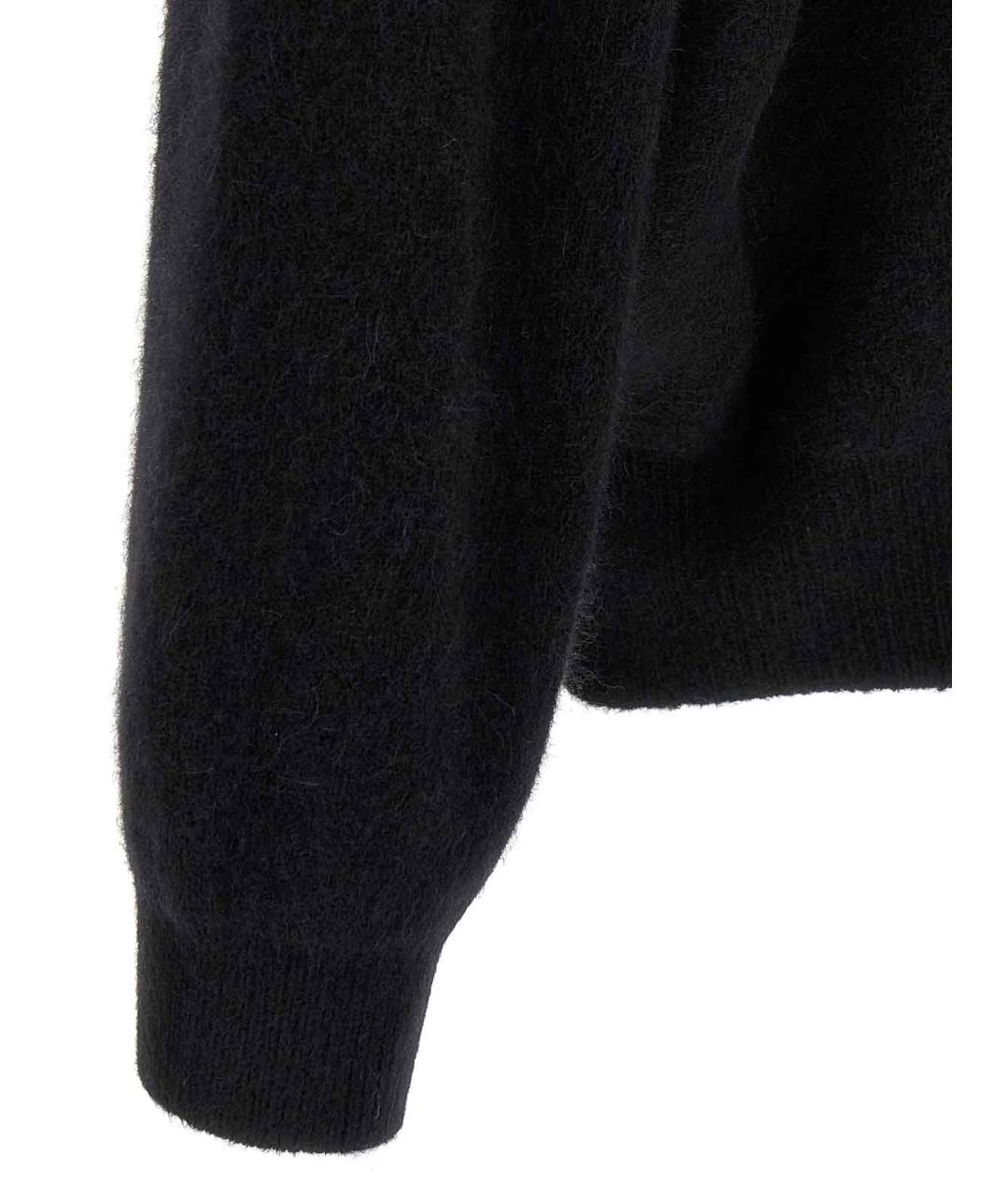 RICK OWENS Черный шерстяной кардиган, фото 4