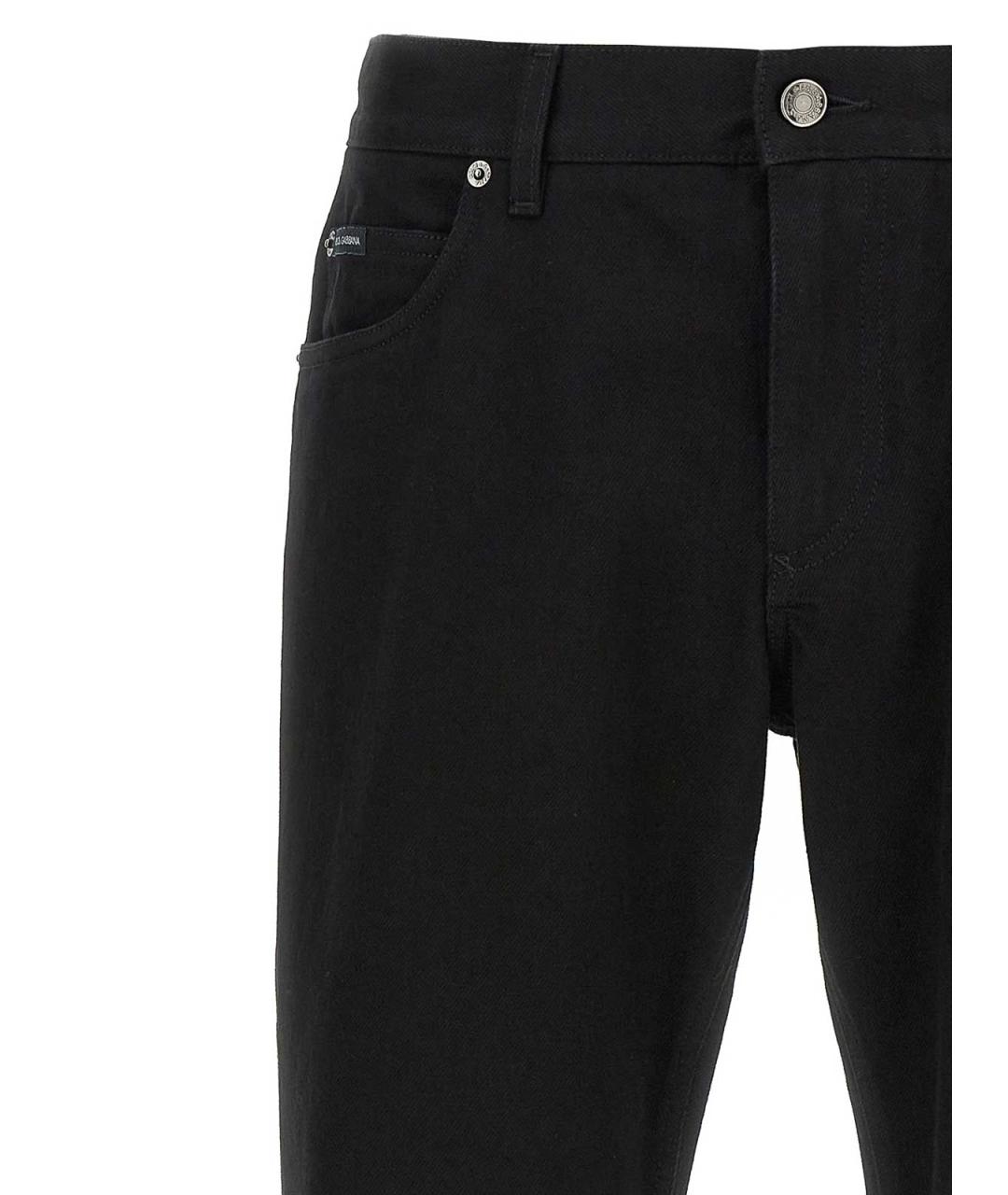 DOLCE&GABBANA Мульти хлопковые повседневные брюки, фото 3