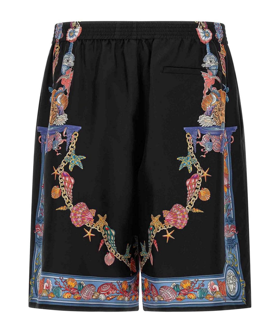 VERSACE Мульти шелковые шорты, фото 2