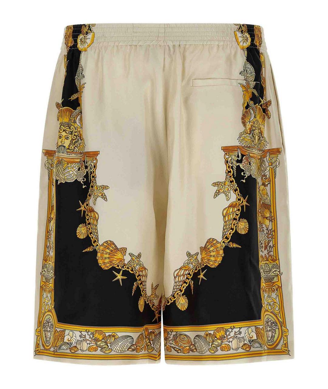 VERSACE Мульти шелковые шорты, фото 2