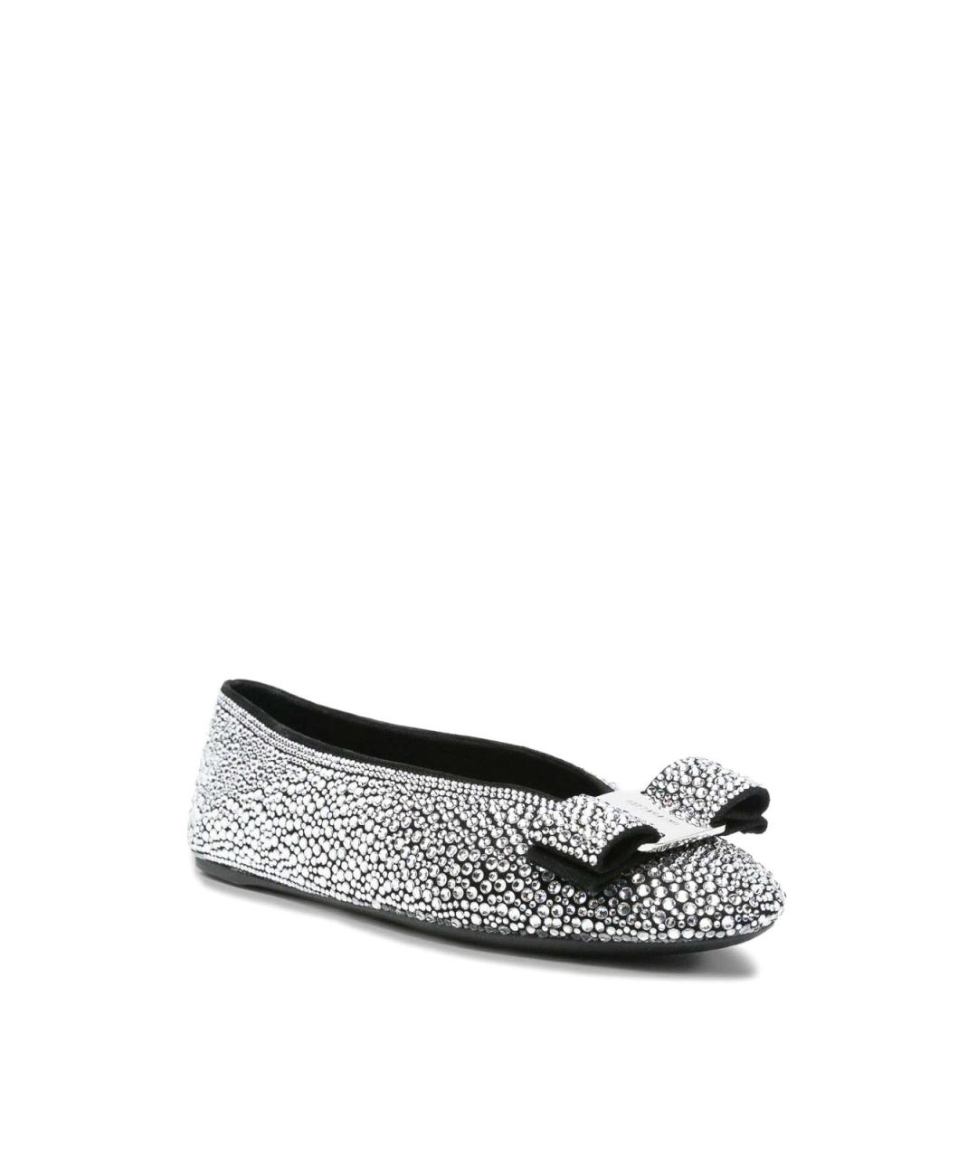 FERRAGAMO Черные кожаные лоферы, фото 2