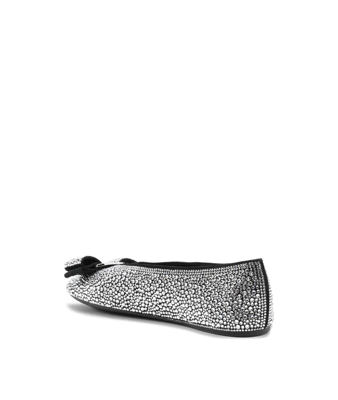 FERRAGAMO Черные кожаные лоферы, фото 3