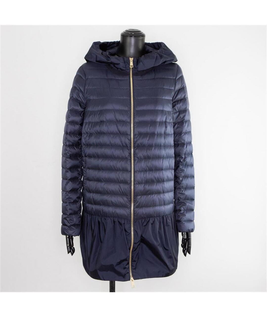 MONCLER Синее пальто, фото 4